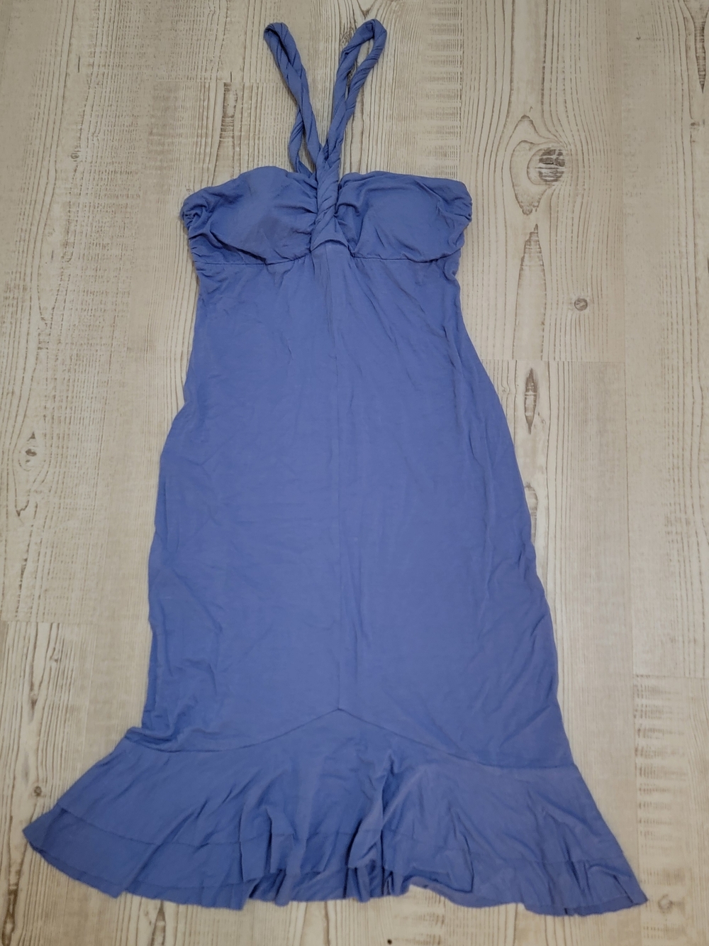 Vintage Y2K Guess Periwinkle Blue Dress Small Mermaidcore Coastal Beach Vacation